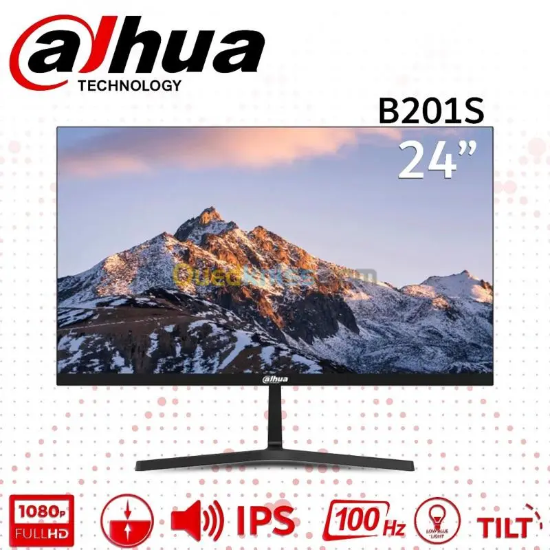 MONITEUR DAHUA LM24-B201S 100HZ IPS 24 POUCE FHD